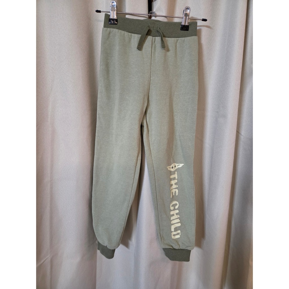 Star Wars The Child Grogu Jogger Pants Desert Sage Green Kids Size 6